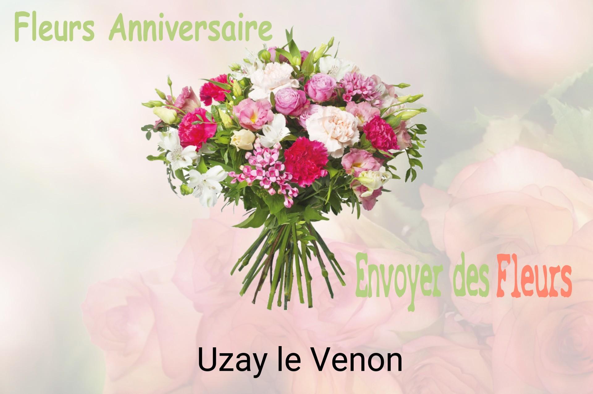 Bouquet de fleurs d’anniversaire livré à Uzay-le-Venon